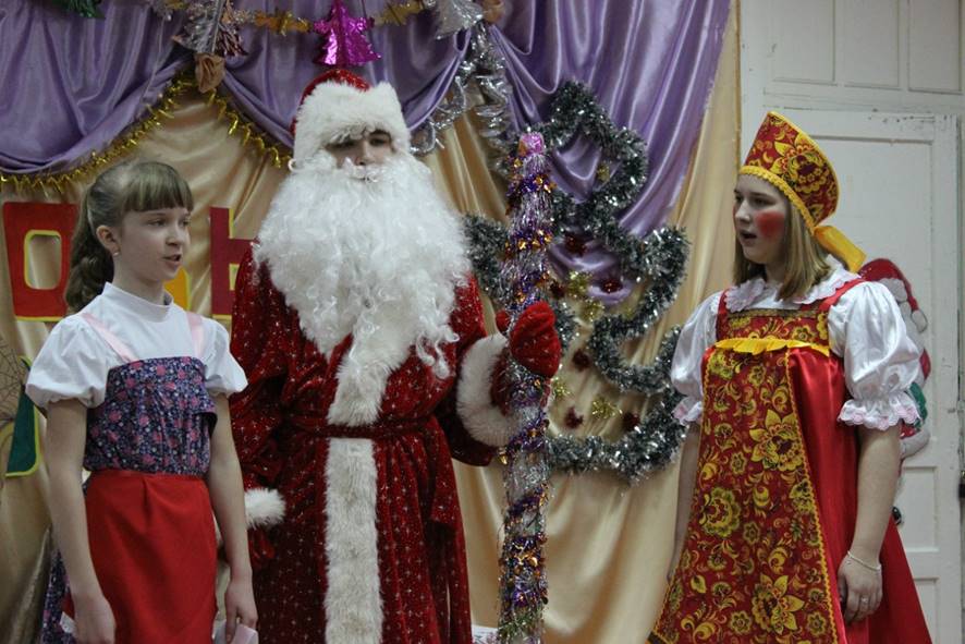 Сценарий новогоднего театрализованного представления